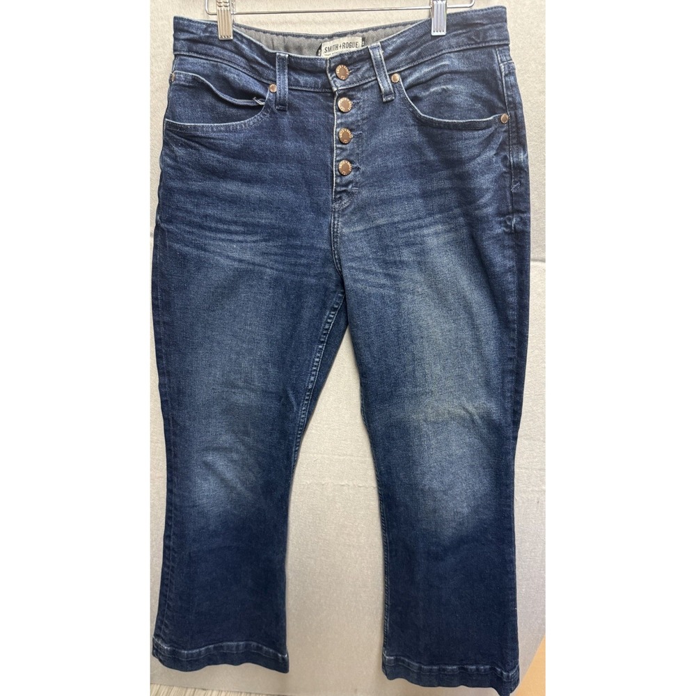 Smith + Rogue Trade Montana USA Mark Button Fly Denim  Blue Jeans Men's 30x 30